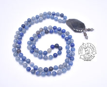 Load image into Gallery viewer, &quot;Clearing&quot; - Blue Aventurine Handmade 108 Stone Japa Mala
