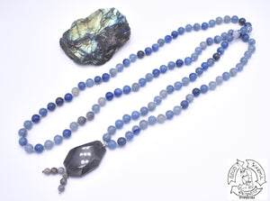 "Clearing" - Blue Aventurine Handmade 108 Stone Japa Mala