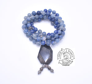 "Clearing" - Blue Aventurine Handmade 108 Stone Japa Mala