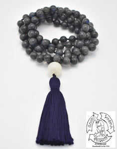 Blue Labradorite Handmade Mala