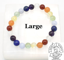 Load image into Gallery viewer, Chakra Rainbow Stone Bracelet
