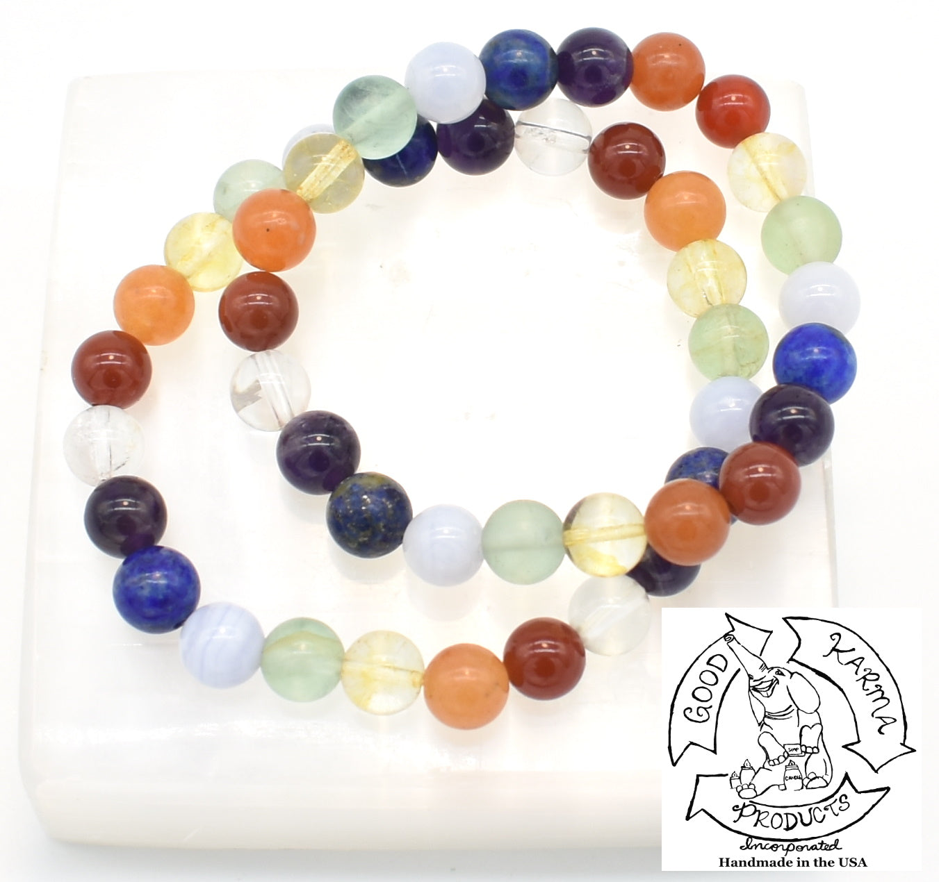 Chakra Rainbow Stone Bracelet