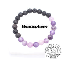 Load image into Gallery viewer, &quot;Altering Diffuser&quot; Chinese Lepidolite and Lava Stone Bracelet

