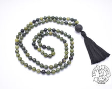 Load image into Gallery viewer, &quot;Abundance&quot;- Canadian Jade Handmade 108 Stone Mala
