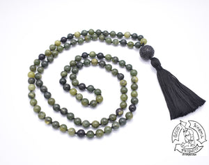 "Abundance"- Canadian Jade Handmade 108 Stone Mala