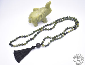 "Abundance"- Canadian Jade Handmade 108 Stone Mala