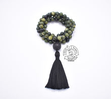 Load image into Gallery viewer, &quot;Abundance&quot;- Canadian Jade Handmade 108 Stone Mala
