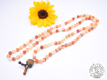 Load image into Gallery viewer, &quot;Inspiring&quot; - Carnelian Handmade 108 Stone Bead Japa Mala
