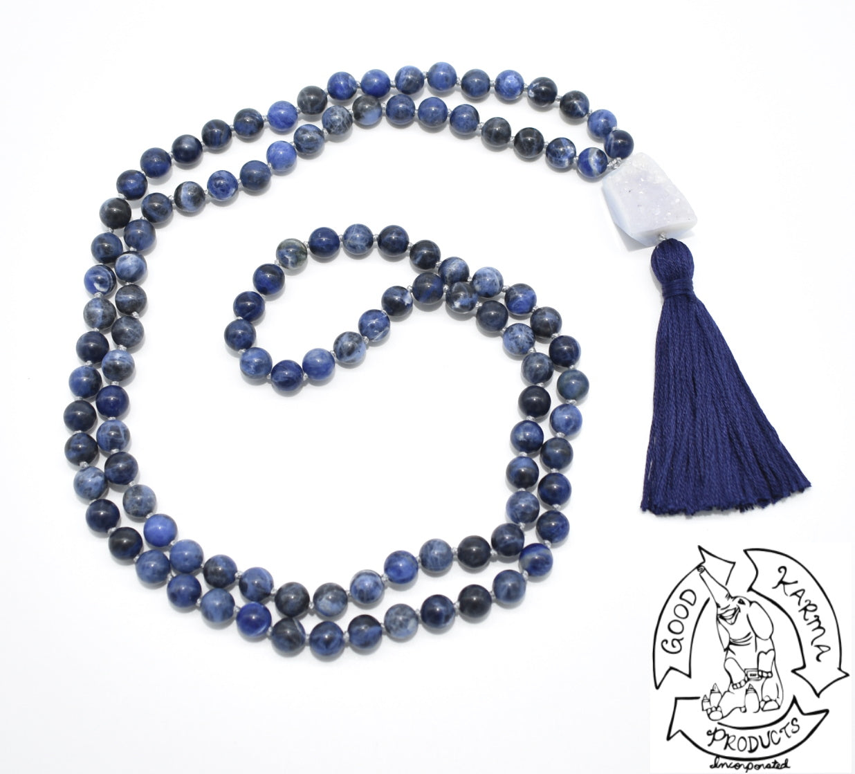 Dark Blue Sodalite Mala