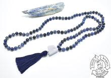 Load image into Gallery viewer, Mala Handmade with Dark Blue Sodalite
