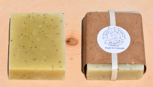 Cold Process Handmade Soap made with Hemp Seed Oil and Eucalyptus