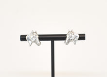 Load image into Gallery viewer, Horse Head Sterling Silver Stud Earrings
