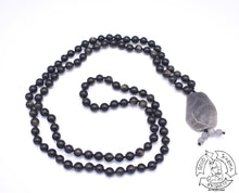Load image into Gallery viewer, &quot;Guarding Shield&quot; - Golden Obsidian Handmade 108 Stone Mala

