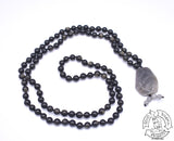 "Guarding Shield" - Golden Obsidian Handmade 108 Stone Mala