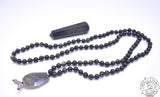 "Guarding Shield" - Golden Obsidian Handmade 108 Stone Mala