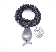 Load image into Gallery viewer, &quot;Guarding Shield&quot; - Golden Obsidian Handmade 108 Stone Mala

