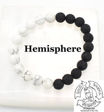 Load image into Gallery viewer, Howlite and Lava Stone Bracelet
