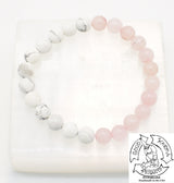 Howlite and Rose Quartz Bracelet