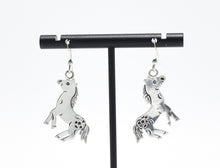 Load image into Gallery viewer, Vintage Sterling Silver Pony Earrings
