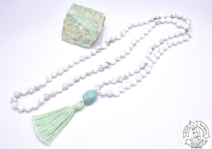 "Calming" - Howlite 108 Stone Bead Handmade Mala