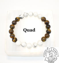Load image into Gallery viewer, Howlite and Tiger Eye Bracelet Handmade
