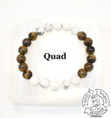 Howlite and Tiger Eye Bracelet Handmade