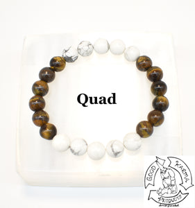 Howlite and Tiger Eye Bracelet Handmade