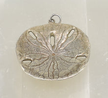 Load image into Gallery viewer, Retired James Avery Large Sand Dollar Sterling Silver Pendant
