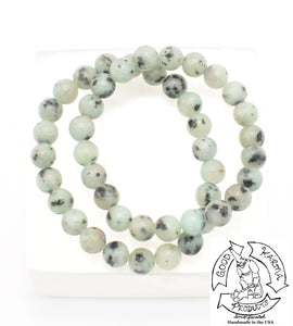 "Refining" - Kiwi Jasper Stone Bracelet