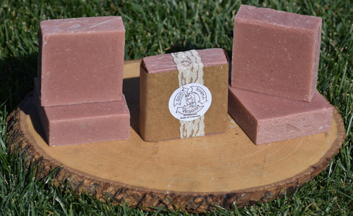Lavender and Lemongrass Cold Process Handmade Soap with Pumice