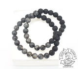 Larvikite and Lava Stone Diffuser Bracelets Handmade