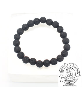 "Spurring" - Lava Stone Diffuser Bracelet