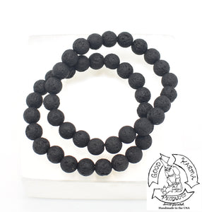 "Spurring" - Lava Stone Diffuser Bracelet