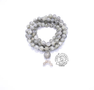 "Green Awakened Dreams" - Green Labradorite Handmade 108 Stone Mala