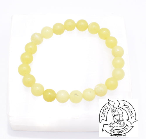 Lemon Jade Stone Bracelet