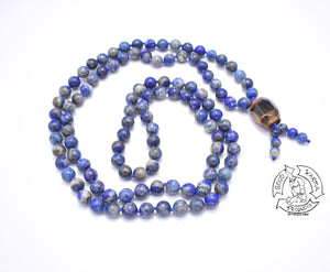 "Enduring Visualization" - Lapis Lazuli Handmade 108 Stone Mala