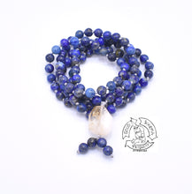 Load image into Gallery viewer, &quot;Creating&quot; - Petite Lapis Lazuli Handmade 108 Stone Mala
