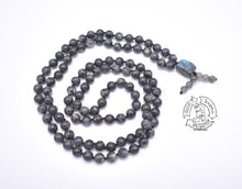 Load image into Gallery viewer, &quot;Awakened Connection” - Larvikite Handmade 108 Stone Japa Mala
