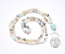 Load image into Gallery viewer, &quot;Soothing&quot;- Matte Amazonite Handmade 108 Stone Mala
