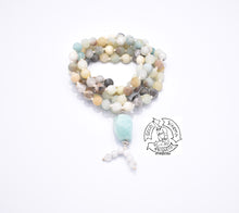 Load image into Gallery viewer, &quot;Soothing&quot;- Matte Amazonite Handmade 108 Stone Mala
