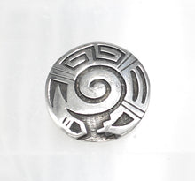 Load image into Gallery viewer, McBride Lomayestewa Hopi Native American Sterling Silver Overlay Pendant
