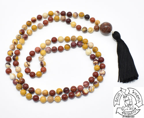 Mookaite Handmade 108 Stone Mala