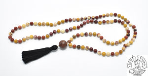 Mookaite Handmade 108 Stone Bead Mala 