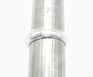 Lucky 7 Stone Vintage Sterling Silver Ring - Size 8