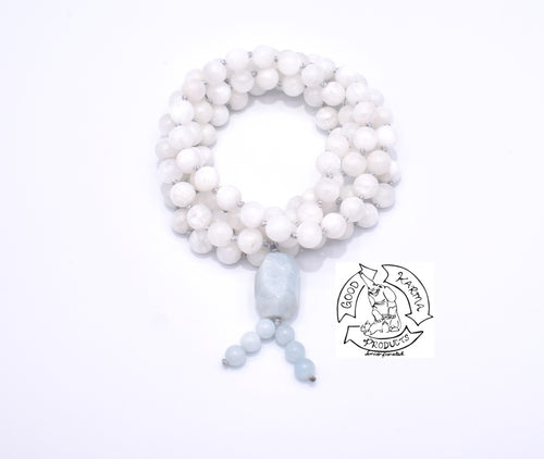 Handmade Moonstone Japa Mala.