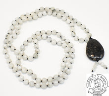 Load image into Gallery viewer, 108 Bead Handmade Moonstone Mala

