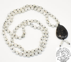 108 Bead Handmade Moonstone Mala