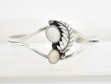 Mother of Pearl Sterling Silver Southwest Style Cuff Bracelet