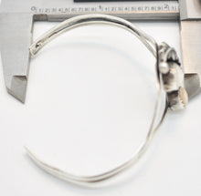 Load image into Gallery viewer, Mother of Pearl Sterling Silver Southwest Style Cuff Bracelet
