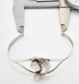 Mother of Pearl Sterling Silver Southwest Style Cuff Bracelet